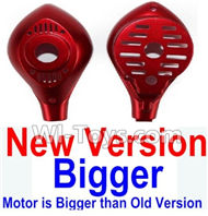 HuaJun Toys W609-7 W609-8 Parts-08-01 Upper and bottom motor cover-Red(1 set),HuaJun Toys W609-7 W609-8 RC Hexadcopter Drone Spare Parts,HJ Toys W609-7 W609-8 Accessoriess Replacement