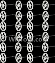 HuaJun Toys W609-7 W609-8 Parts-12-02 Main gear with hollow pipe(24pcs),HuaJun Toys W609-7 W609-8 RC Hexadcopter Drone Spare Parts,HJ Toys W609-7 W609-8 Accessoriess Replacement