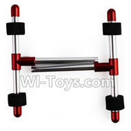 HuaJun Toys W609-7 W609-8 Parts-16-01 Landing skid,Landing gear,Tripod(2pcs)-Red,HuaJun Toys W609-7 W609-8 RC Hexadcopter Drone Spare Parts,HJ Toys W609-7 W609-8 Accessoriess Replacement