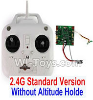 HuaJun Toys W609-7 W609-8 Parts-21-01 Transmitter & Circuit board(2.4G Standard Version,Without Altitude Holde),HuaJun Toys W609-7 W609-8 RC Hexadcopter Drone Spare Parts,HJ Toys W609-7 W609-8 Accessoriess Replacement