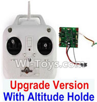 HuaJun Toys W609-7 W609-8 Parts-21-02 Transmitter & Circuit board(Upgrade Version,With Altitude Holde),HuaJun Toys W609-7 W609-8 RC Hexadcopter Drone Spare Parts,HJ Toys W609-7 W609-8 Accessoriess Replacement