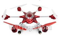 HuaJun Toys W609-7 W609-8 Parts-32 BNF-Red(Only the Whold Hexacoter,No battery,No transmitter,No charger,No Camera unit),HuaJun Toys W609-7 W609-8 RC Hexadcopter Drone Spare Parts,HJ Toys W609-7 W609-8 Accessoriess Replacement