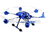 HuaJun Toys W609-7 W609-8 Parts-33 BNF-Blue(Only the Whold Hexacoter,No battery,No transmitter,No charger,No Camera unit),HuaJun Toys W609-7 W609-8 RC Hexadcopter Drone Spare Parts,HJ Toys W609-7 W609-8 Accessoriess Replacement