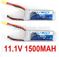 JJPRO P175 Spare Parts-15-05 11.1V 1500MAH Battery(2pcs),JJRC JJPRO P175 RC Quadcopter Drone Spare Parts Replacement Accessories