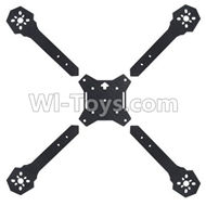 JJPRO P200 Spare Parts-08-03 Machine arm(4pcs)-Pure carbon fiber 175MM & Middle fuselage Board,JJRC JJPRO P200 RC Quadcopter Drone Spare Parts Replacement Accessories