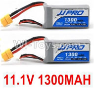 JJPRO P200 Spare Parts-15-04 11.1V 1300MAH Battery(2pcs),JJRC JJPRO P200 RC Quadcopter Drone Spare Parts Replacement Accessories