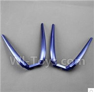 JJRC H16C Parts-05 Landing skid,Landing skid(2pcs)-Blue For JJRC H16 H16 RC Quadcopter,Drone Spare parts