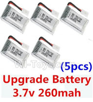 JJRC H8 Mini parts-15 Upgrade 3.7v 260mah Battery(5pcs) For JJRC H8 MINI Drone,H8 Quadcopter