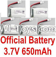 BoMing M39G Spare Parts-10-03 Official 3.7V 650mAh Battery(5pcs)-45X25X8mm,Bo Ming BoMing M39G RC Quadcopter Drone Spare Parts Replacement Accessories M39