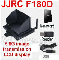 Holy Stone F180W F180D Parts-43 Aerial unit(5.8G image transmission LCD display,Memory Card,Reader,USB Charger) For Holy Stone F180W F180D RC Quadcopter parts,RC Drone parts