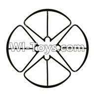 JJRC H11 H11C H11D Parts-11 Outer protect frame(4pcs) For JJRC H11 H11C H11D Quadcopter Spare parts,RC drone Parts,2.4G UFO Parts