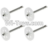 JJRC H11 H11C H11D Parts-23 Main gear with hollow pipe(4pcs) For JJRC H11 H11C H11D Quadcopter Spare parts,RC drone Parts,2.4G UFO Parts
