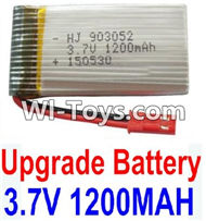 JJRC H11 H11C H11D Parts-32 Upgrade 3.7V 1200mAh Battery with JST Plug(1pcs) For JJRC H11 H11C H11D Quadcopter Spare parts,RC drone Parts,2.4G UFO Parts
