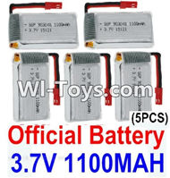 JJRC H11 H11C H11D Parts-33 3.7V 1100mAh Battery with JST Plug(5pcs) For JJRC H11 H11C H11D Quadcopter Spare parts,RC drone Parts,2.4G UFO Parts