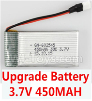 JJRC H21 Parts-17 Upgrade 3.7v 450mah Battery(1pcs) For JJRC H21 H21 Quadcotper parts,H21 Drone Spare parts,2.4V UFO
