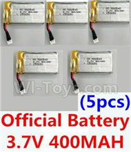 JJRC H21 Parts-18 Official 3.7v 400mah Battery(5pcs) For JJRC H21 H21 Quadcotper parts,H21 Drone Spare parts,2.4V UFO