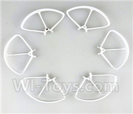 JJRC H21 Parts-28 Outer protect frame(6pcs-White) For JJRC H21 H21 Quadcotper parts,H21 Drone Spare parts,2.4V UFO