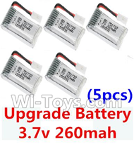 JJRC H22 Parts-09 Upgrade 3.7v 260mah Battery(5pcs) For JJRC H22 H22C Quadcopter Spare parts,RC drone Parts,2.4G UFO Parts