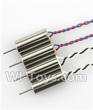 JJRC H22 Parts-17 Rotating Motor with red and blue wire(2pcs) & Reversing-rotating Motor with black and white wire(2pcs) For JJRC H22 H22C Quadcopter Spare parts,RC drone Parts,2.4G UFO Parts