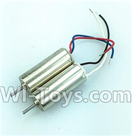 JJRC H22 Parts-18 Rotating Motor with red and blue wire(1pcs) & Reversing-rotating Motor with black and white wire(1pcs) For JJRC H22 H22C Quadcopter Spare parts,RC drone Parts,2.4G UFO Parts
