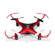 JJRC H22 Parts-26 BNF(Only the Whole Drone,No battery,No transmitter,No Charger) For JJRC H22 H22C Quadcopter Spare parts,RC drone Parts,2.4G UFO Parts