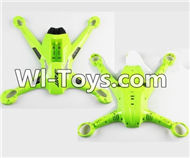 JJRC H26 H26C H26W Parts-01 Upper and Bottom shell cover-Green For JJRC H26 H26C H26D H26W Quadcopter Spare parts,RC drone Parts,2.4G UFO Parts