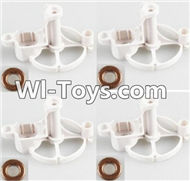 JJRC H26 H26C H26W Parts-18 Motor seat with Copper sleeve(4pcs) For JJRC H26 H26C H26D H26W Quadcopter Spare parts,RC drone Parts,2.4G UFO Parts
