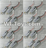 JJRC H26 H26C H26W Parts-22 Rotating motor with Black and Red Wire(8pcs) & Reversing-rotating Motor with Red and White Wire(8pcs) For JJRC H26 H26C H26D H26W Quadcopter Spare parts,RC drone Parts,2.4G UFO Parts