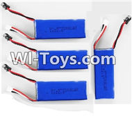 JJRC H26 H26C H26W Parts-27 Upgrade 7.4v 1200mah Battery with SM Plug(4pcs) For JJRC H26 H26C H26D H26W Quadcopter Spare parts,RC drone Parts,2.4G UFO Parts