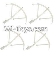 JJRC H26 H26C H26W Parts-32 Outer protect frame(4pcs)-White For JJRC H26 H26C H26D H26W Quadcopter Spare parts,RC drone Parts,2.4G UFO Parts