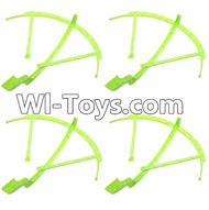 JJRC H26 H26C H26W Parts-33 Outer protect frame(4pcs)-Green For JJRC H26 H26C H26D H26W Quadcopter Spare parts,RC drone Parts,2.4G UFO Parts