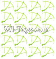 JJRC H26 H26C H26W Parts-35 Outer protect frame(20pcs)-Green For JJRC H26 H26C H26D H26W Quadcopter Spare parts,RC drone Parts,2.4G UFO Parts