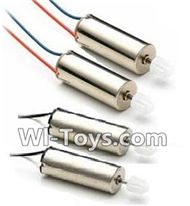 JJRC H29 H29C H29W H29G Parts-37 rotating Motor with red and Blue wire(2pcs) & Reversing-rotating Motor with Black and white wire(2pcs) For JJRC H29 H29C H29W Quadcopter Spare parts,RC drone Parts,2.4G UFO Parts