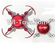JJRC H30 H30C H30W Parts-01 Upper and bottom shell body cover-Red For JJRC H30 H30C H30W Quadcopter Spare parts,H30 H30C H30W RC drone Parts,2.4G UFO Spare Parts