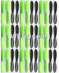 JJRC H30 H30C H30W Parts-06 Propellers,Main rotor baldes(18X Green and 18X Black)-Total 36pcs For JJRC H30 H30C H30W Quadcopter Spare parts,H30 H30C H30W RC drone Parts,2.4G UFO Spare Parts