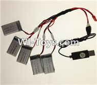 JJRC H30 H30C H30W Parts-20 USB Charger wire & Upgrade 1-to-5 Conversion wire((Not include the 5 battery) For JJRC H30 H30C H30W Quadcopter Spare parts,H30 H30C H30W RC drone Parts,2.4G UFO Spare Parts