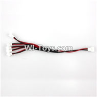 JJRC H30 H30C H30W Parts-22 Upgrade 1-to-5 Plug wire(Small White-to-White Plug) For JJRC H30 H30C H30W Quadcopter Spare parts,H30 H30C H30W RC drone Parts,2.4G UFO Spare Parts