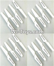 JJRC H31 H31C H31W Spare Parts-06 Propellers,Main rotor blades(16pcs)-White,JJRC H31 H31C H31W RC Quadcopter Drone Spare Parts Replacement Accessories