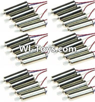 JJRC H31 H31C H31W Spare Parts-11 rotating Motor with red and Blue wire(CW-12pcs) & Reversing-rotating Motor with Red and white wire(CCW-12pcs),JJRC H31 H31C H31W RC Quadcopter Drone Spare Parts Replacement Accessories