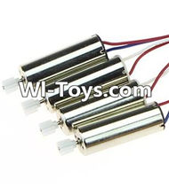 JJRC H31 H31C H31W Spare Parts-12 rotating Motor with red and Blue wire(CW-2pcs) & Reversing-rotating Motor with Red and white wire(CCW-2pcs),JJRC H31 H31C H31W RC Quadcopter Drone Spare Parts Replacement Accessories