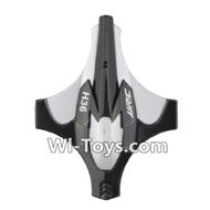 JJRC H36 Spare Parts-02 Upper shell cover,Upper canopy-Gray,JJRC H36 RC Quadcopter Drone Spare Parts Replacement Accessories