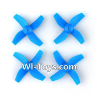 JJRC H36 Spare Parts-03 Propellers,Main rotor blades(4pcs)-Blue,JJRC H36 RC Quadcopter Drone Spare Parts Replacement Accessories