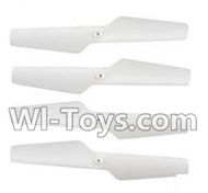 JJRC H37 Spare Parts-03-01 Main rotor blades,Propellers(4pcs)-White,JJRC H37 RC Quadcopter Drone Spare Parts Replacement Accessories,H37 ELFIE Pocket Selfie Drone Parts