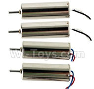 JJRC H6 H6C H6D Parts-13 Main motor with Black and White Wire(2pcs-(CW) & Main motor with Red and Blue wire(2pcs-CCW)> For JJRC H6 H6C H6D Drone,RC Quadcopter spare parts
