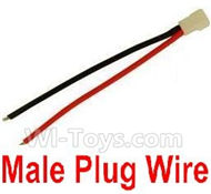 JJRC H6 H6C H6D Parts-31 Male Plug Wire for the Battery(1pcs) For JJRC H6 H6C H6D Drone,RC Quadcopter spare parts