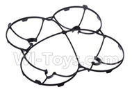 JJRC H6 H6C H6D Parts-32 Outer protect frame-Black For JJRC H6 H6C H6D Drone,RC Quadcopter spare parts