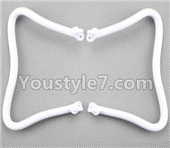JJRC H8C H8D Parts-24 Landing skide,Tripod(2pcs)-White For JJRC H8C H8D Quadcopter Parts,Drone parts,Camera spare parts