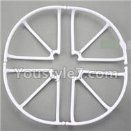 JJRC H8C H8D Parts-32 Outer protect frame(4pcs)-White For JJRC H8C H8D Quadcopter Parts,Drone parts,Camera spare parts