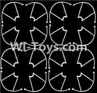 JJRC H9D H9W Parts-12 Outer protect frame(16pcs)-White For JJRC H9 H9D H9W Quadcopter Spare parts,RC drone Parts,2.4G UFO Parts