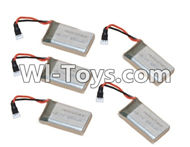 JJRC H9D H9W Parts-32 3.7V 650MAH Battery(5pcs) For JJRC H9 H9D H9W Quadcopter Spare parts,RC drone Parts,2.4G UFO Parts